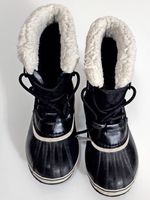 Schöne Sorel Yoot Kinder Boots, Winterstiefel Schwarz Gr.32