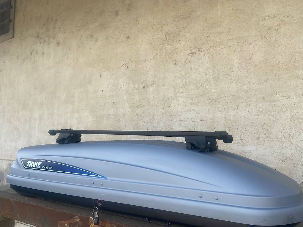 Box da tetto: XL Dachbox Thule Pacific 600 mit oder ohne Träger – Usato da Leuzigen venduto da Doppelrad 2