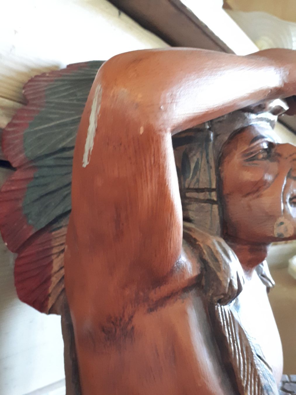 Sculture & Statue: Indianer Holzstatue – Usato da Kerns venduto da KIRSCHE06 5