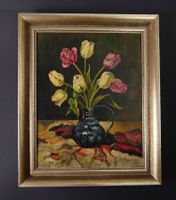Gemälde Tulpenstrauss in Krug