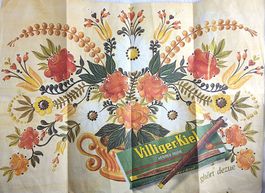 Sehr seltenes Vintage Werbeblatt VILLIGER-KIEL Aroma Mild