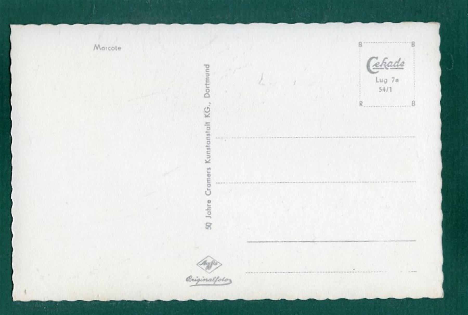 Cartoline postali: Morcote, Chiesa, ungelaufen, ca. 1950 – Usato da Sargans venduto da Hausi1951 1