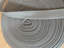 20 Meter Einfassband grau, 25mm breit