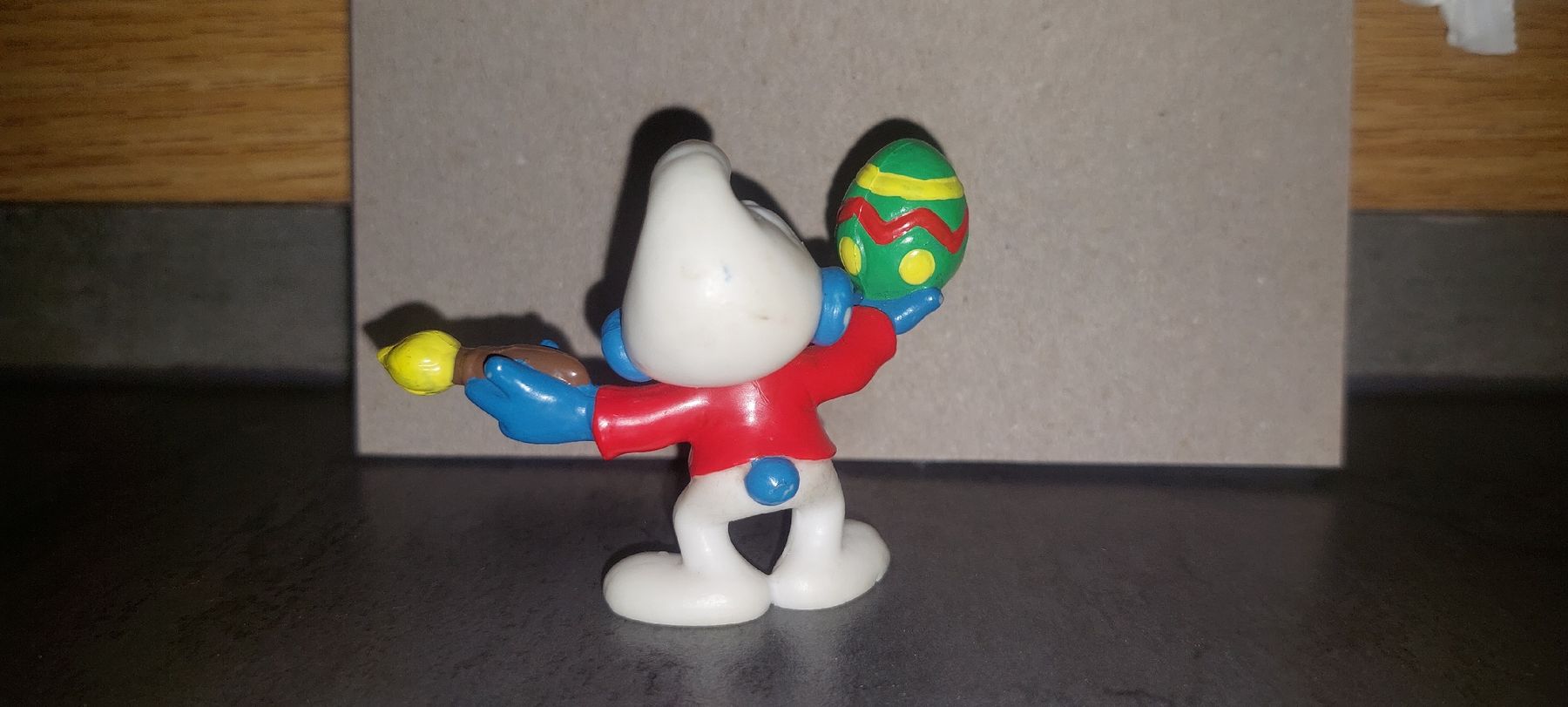 Schleich Statuette: Schlümpfe Figur Maler mit Osterei Schleich  – Usato da Hölstein venduto da Milka92 2