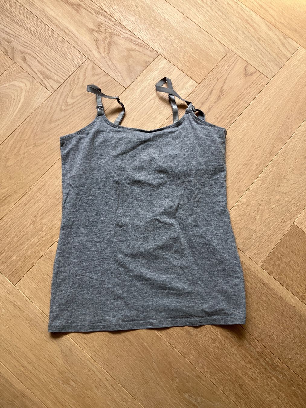 H&M Top: Stilltop H&M Grau Gr. S – Usato da Frauenfeld venduto da andrea211