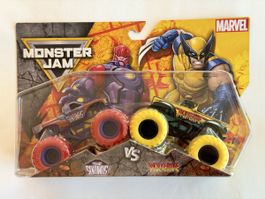 Monster Jam Marvel 2er Set Sentinels vs. Wolverine