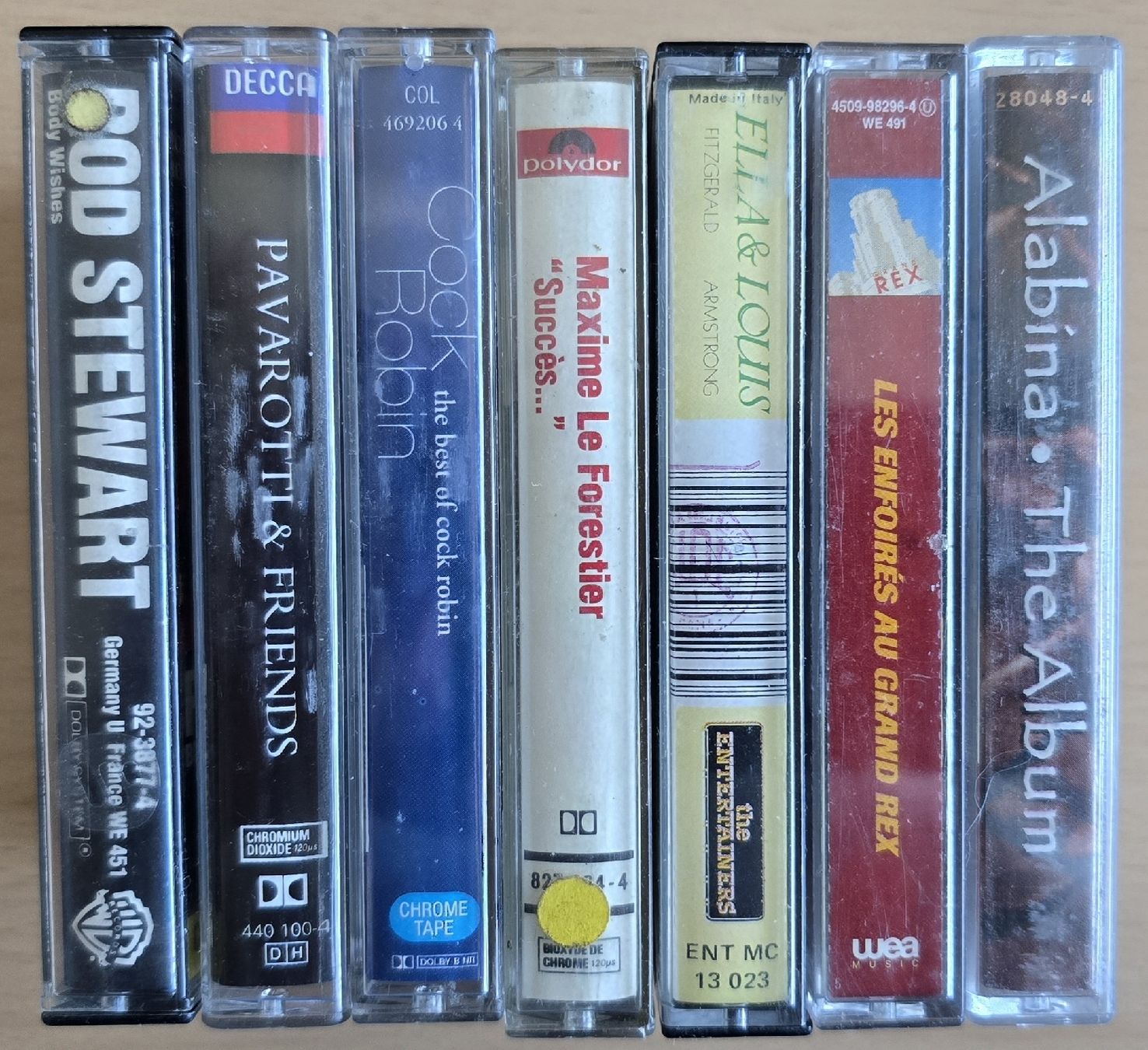 Musicassette: Lot de 7 cassettes audio variées. – Usato da Genève venduto da Alexd8 2