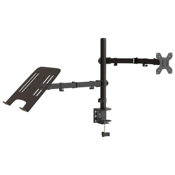 Staffa per monitor: Support de moniteur noir acier VESA 75/100 mm – Nuovo e nell'imballaggio originale da Palézieux venduto da bantouklan1
