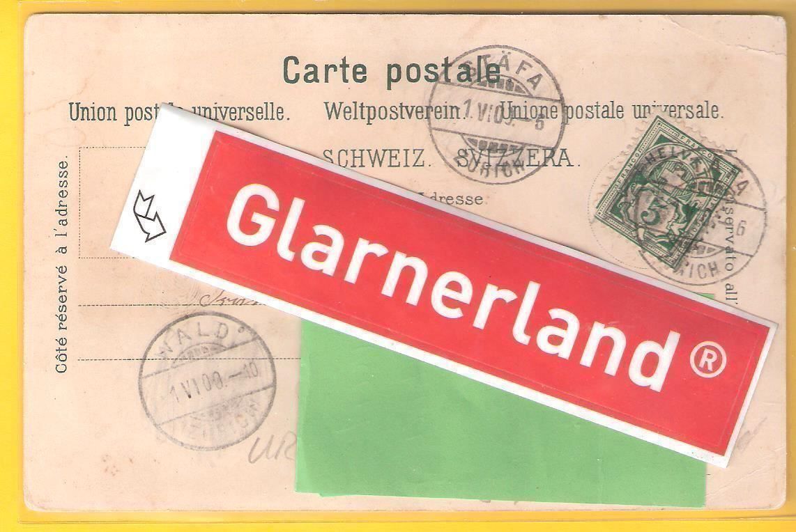 Cartoline postali: 1.6.1900 Farb-Litho/2-Bild "Gruss aus Altdorf" – Usato da Zürich venduto da Hagliweg 3