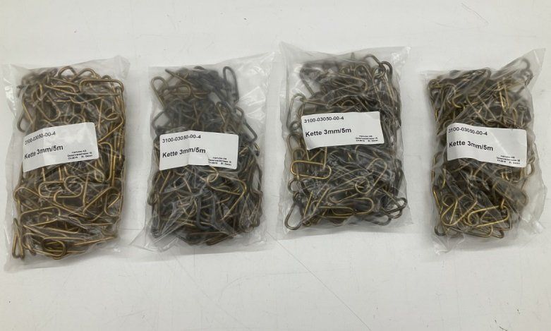 Tutti gli attrezzi: 4 Stück 3mm 5m Kette Eisenkette – Nuovo e nell'imballaggio originale da Uerkheim venduto da Kaufoption 6