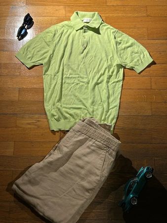 Neues Filippo de Laurentiis Poloshirt 48 M Supima Baumwolle