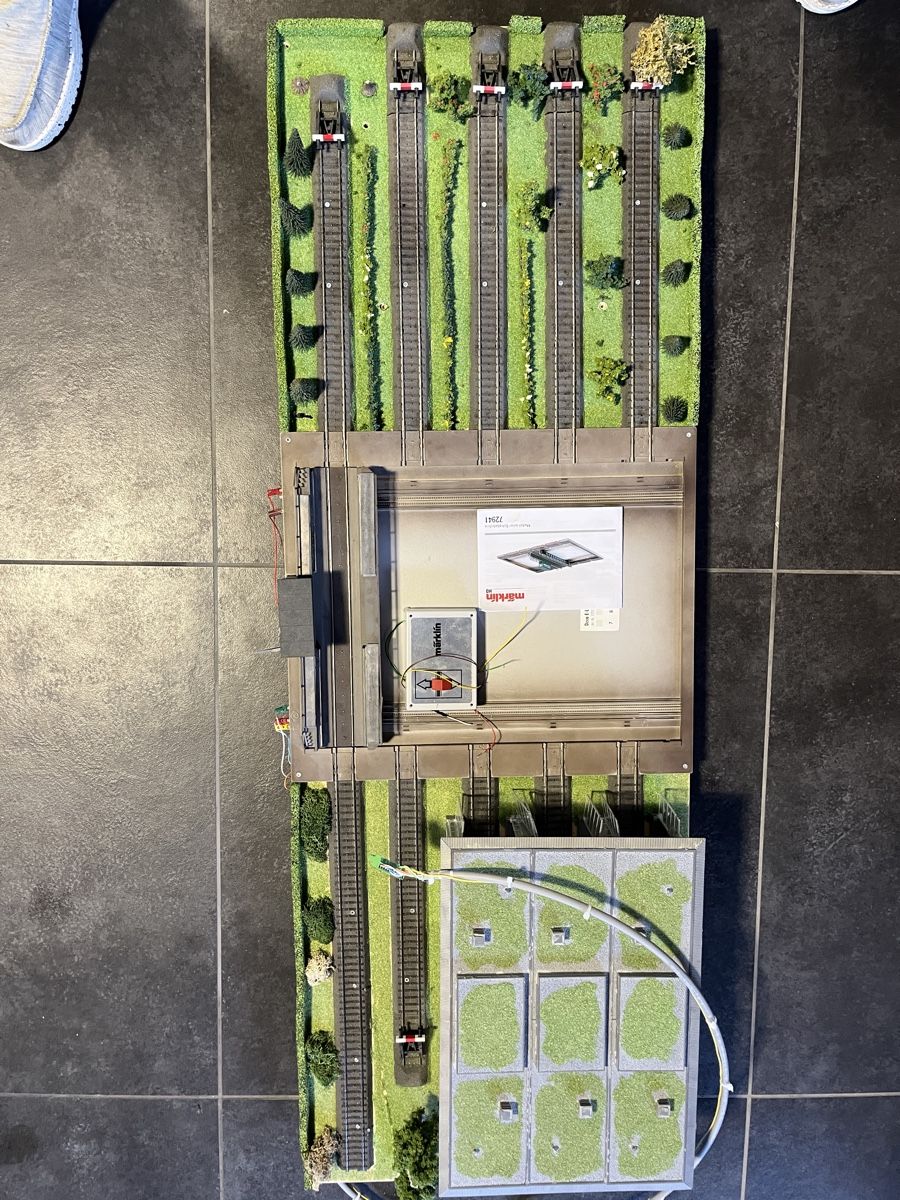 Märklin Modellini di ferrovie: Märklin H0 Schiebebühne – Difettoso da Sutz venduto da rs6plus0