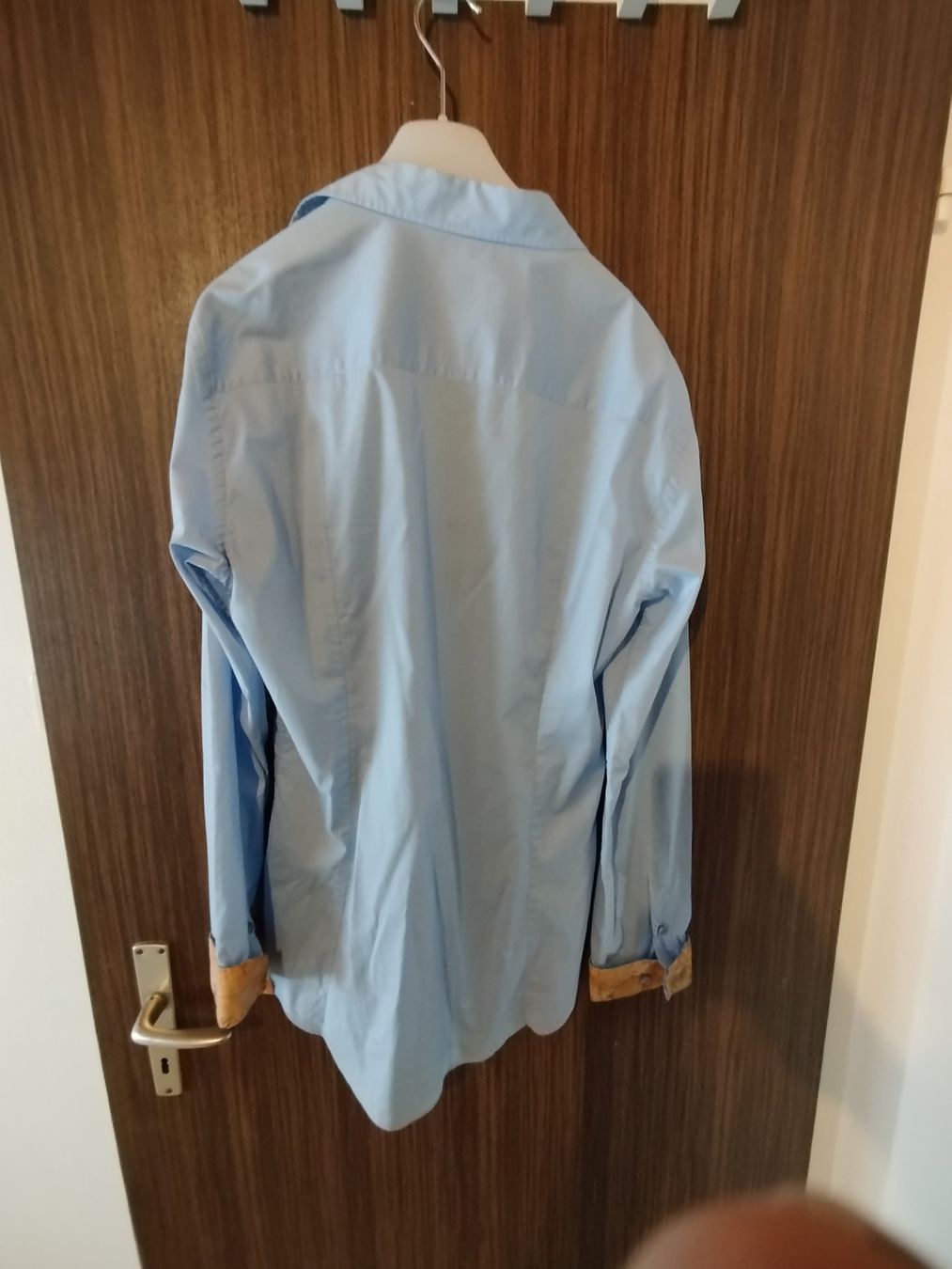 Camicie: Camicia uomo Alviero Martini 1a Classe celeste cotone M – Usato da St. Gallen venduto da bar_z5zd 3