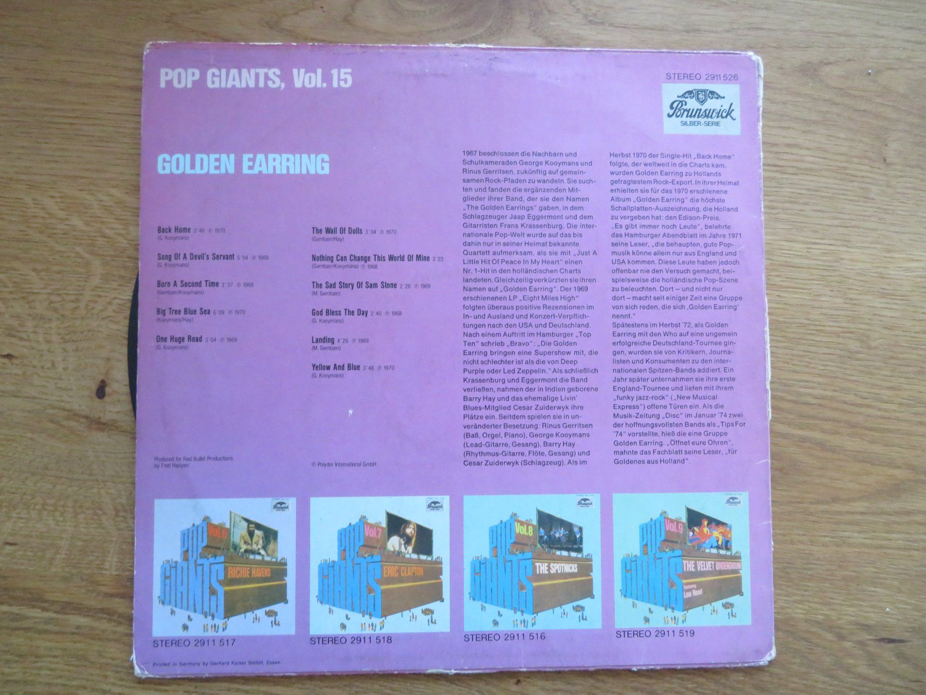 Dischi in vinile: GOLDEN EARRING VOL15 – Usato da Zürich venduto da max_cp5f 1
