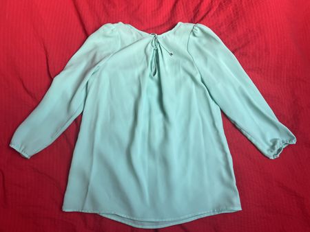 Zara Bluse Gr. M, mintgrün, luftig leicht, Frühling
