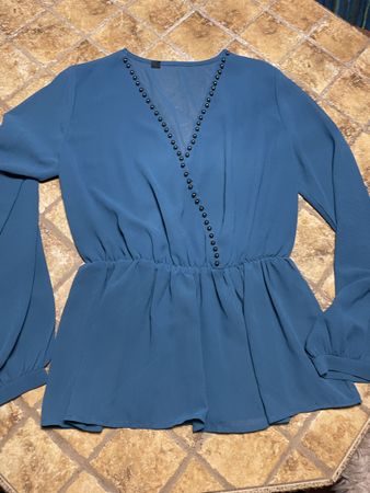 Glamour camicia con decorazioni-Tg M-feste 👍