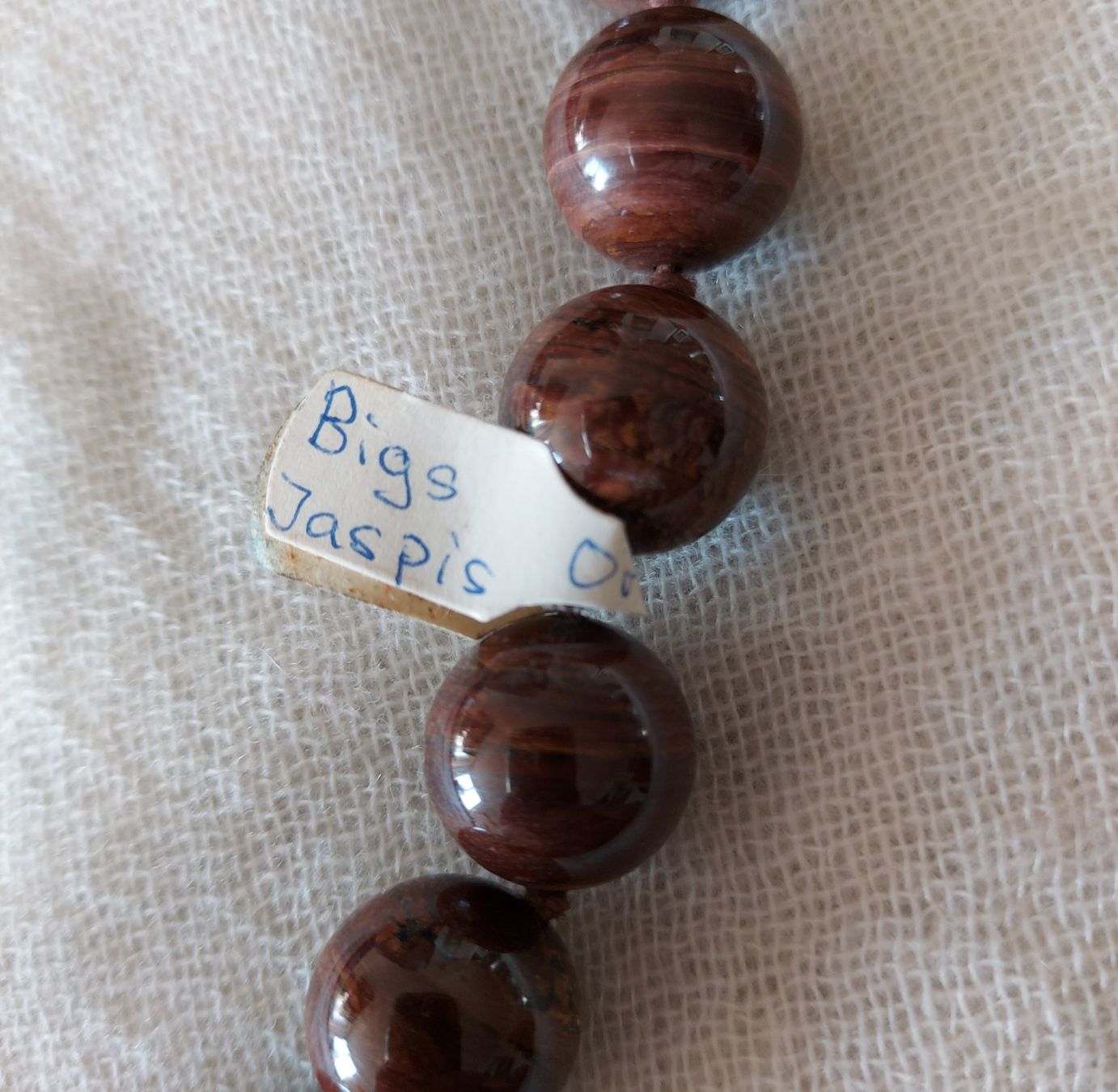Ketten: Neue Halskette aus Jaspis – Neu (gemäss Beschreibung) aus Basel von Mazzo84 1