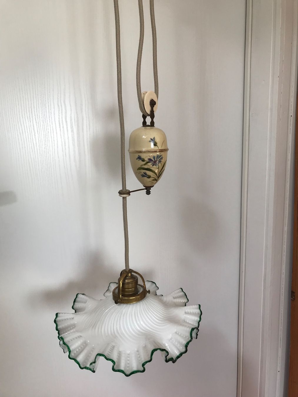 Lampade: Zuglampe Jugendstil, antik – Usato da Niederurnen venduto da Guste