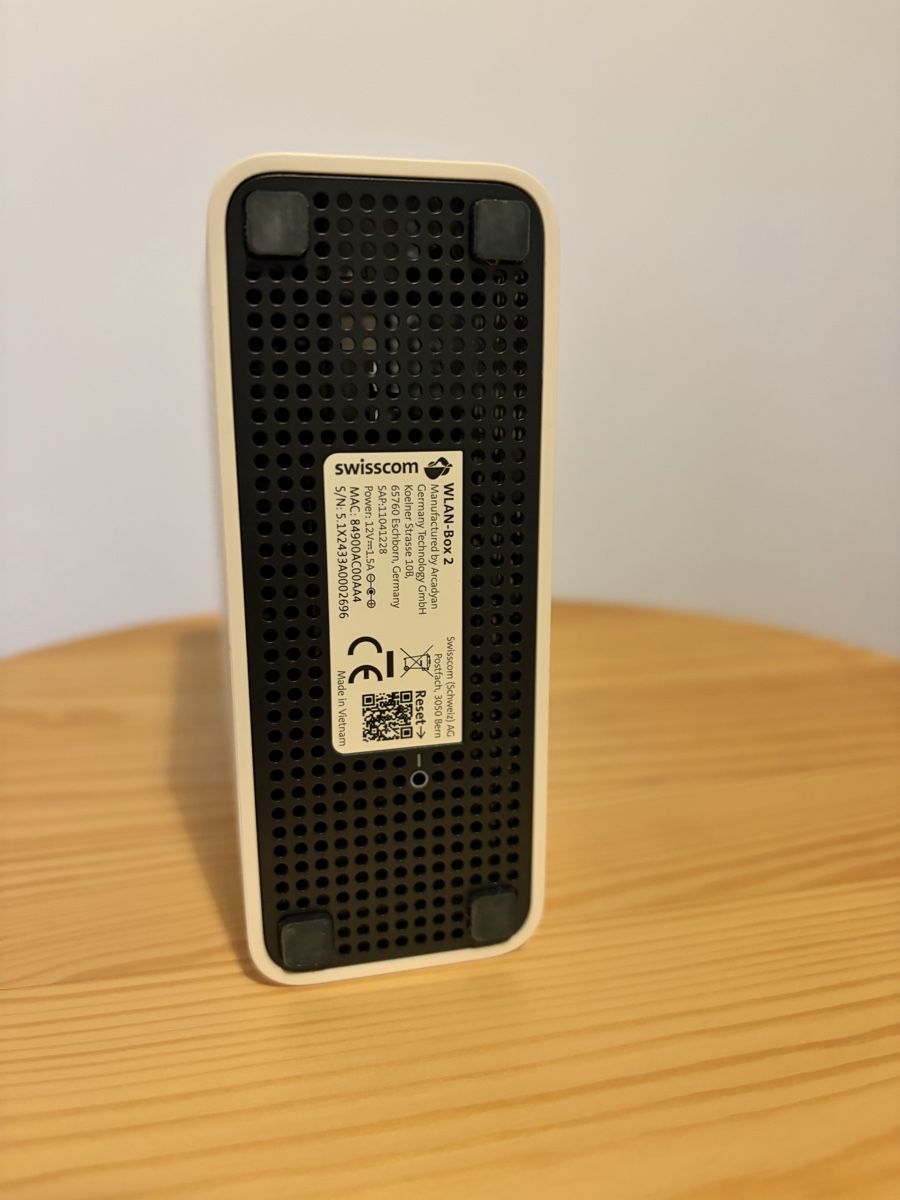Swisscom WiFi: Swisscom WLAN-Box 2, weiss, mit Kabel – Usato da Bern venduto da lucbec 4