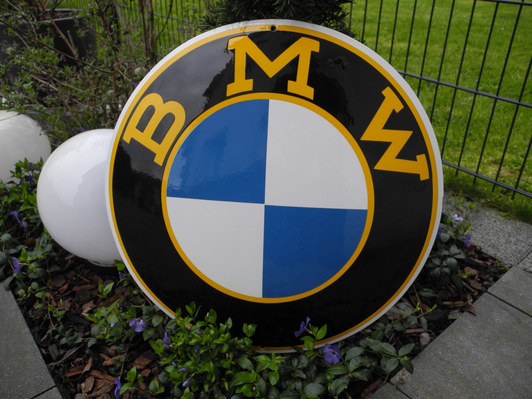 BMW Schilder: XL BMW EMAILSCHILD – Neu (gemäss Beschreibung) aus Reinach AG von Huckleberrysix 7