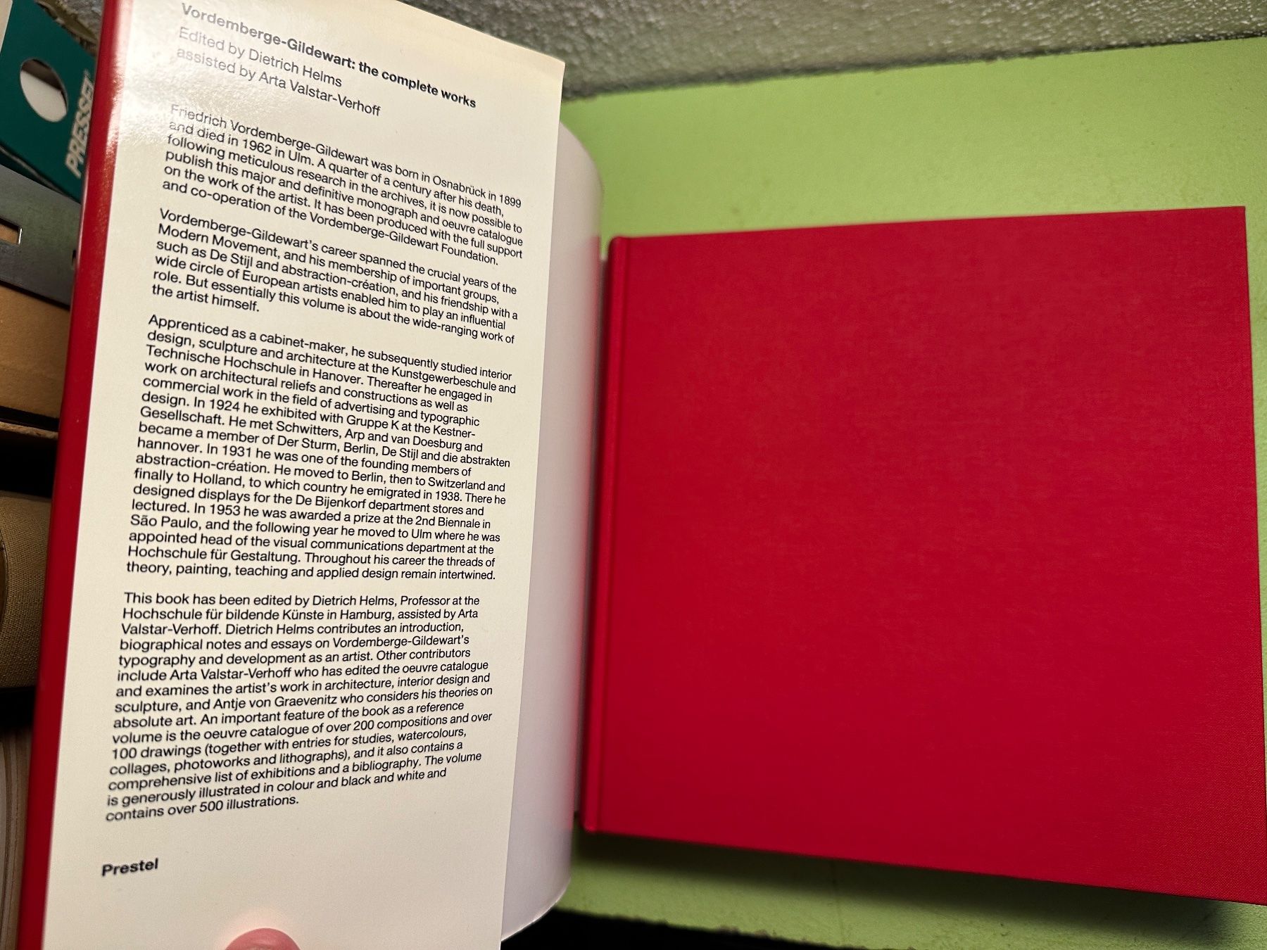 Libri: Vordemberge-Gildenwart: The complete works – Usato da Zürich venduto da allp 1