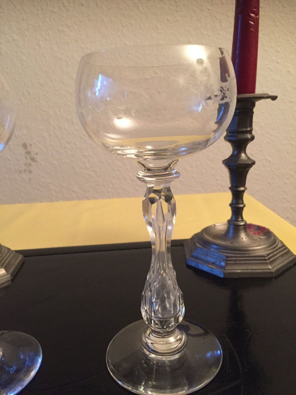 Bicchieri: Champagnergläser 2er Set Antik – Usato da Winterthur venduto da Humbertoaranos 2