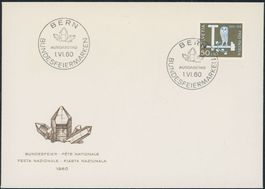 1960 - Pro Patria - Blockausschnitte - Ersttagsbrief FDC ET
