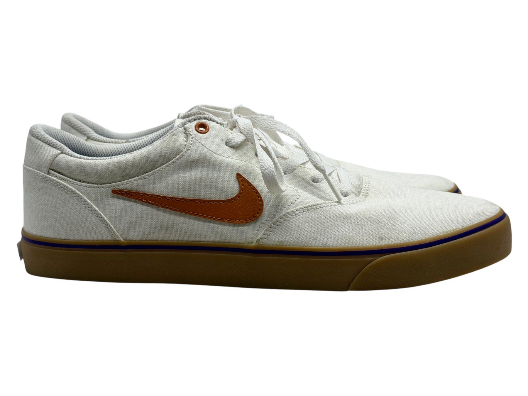Nike Scarpe da uomo: Nike SB Chron 2 Canvas, Blanc/Marron, Pointure 47.5 – Usato da Morges venduto da vintix 3