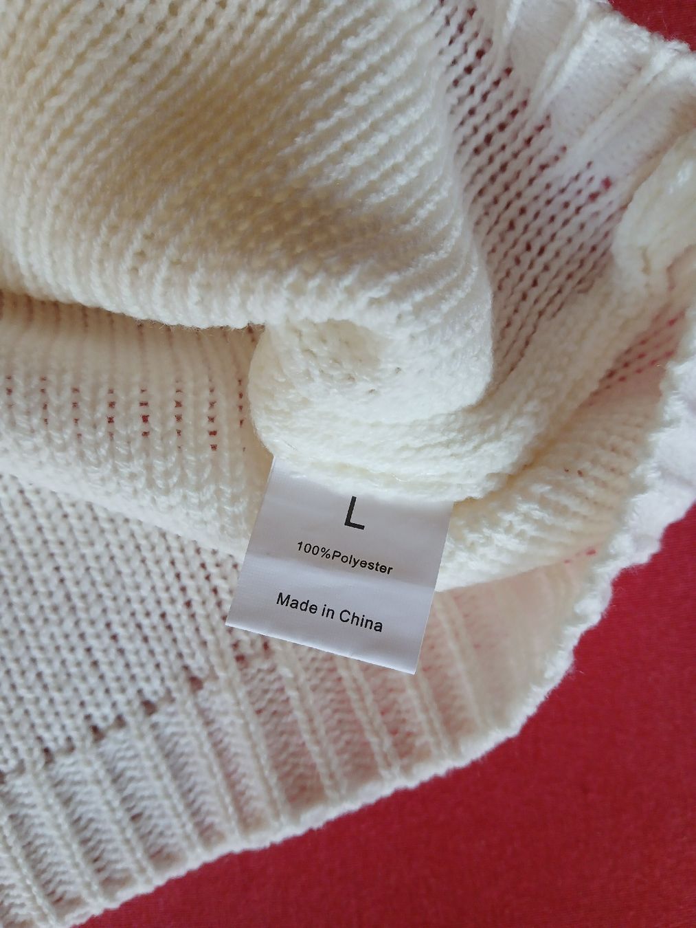Pulls & Sweat-shirts: Pullover creme Grösse L 100% Polyester neu – Neuf (Voir description) à Marly par schnibu2 2