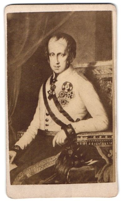 Fotografie & Manifesti: Fotografie Portrait Kaiser Ferdinand I.  – Usato da Berlin venduto da bartko-reher