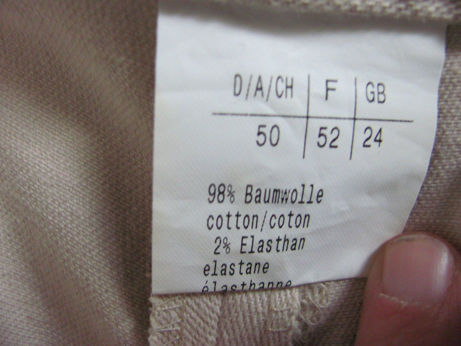 Jeans: Sommer Jeanshose Beige Gr.50 – Nuovo (secondo la descrizione) da Gümligen venduto da Fantapanda 5