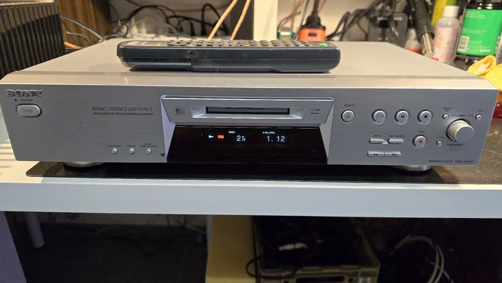 Platine MD MiniDisc Sony MDS-JE480 – Gris, Révisée, Garantie 1 An