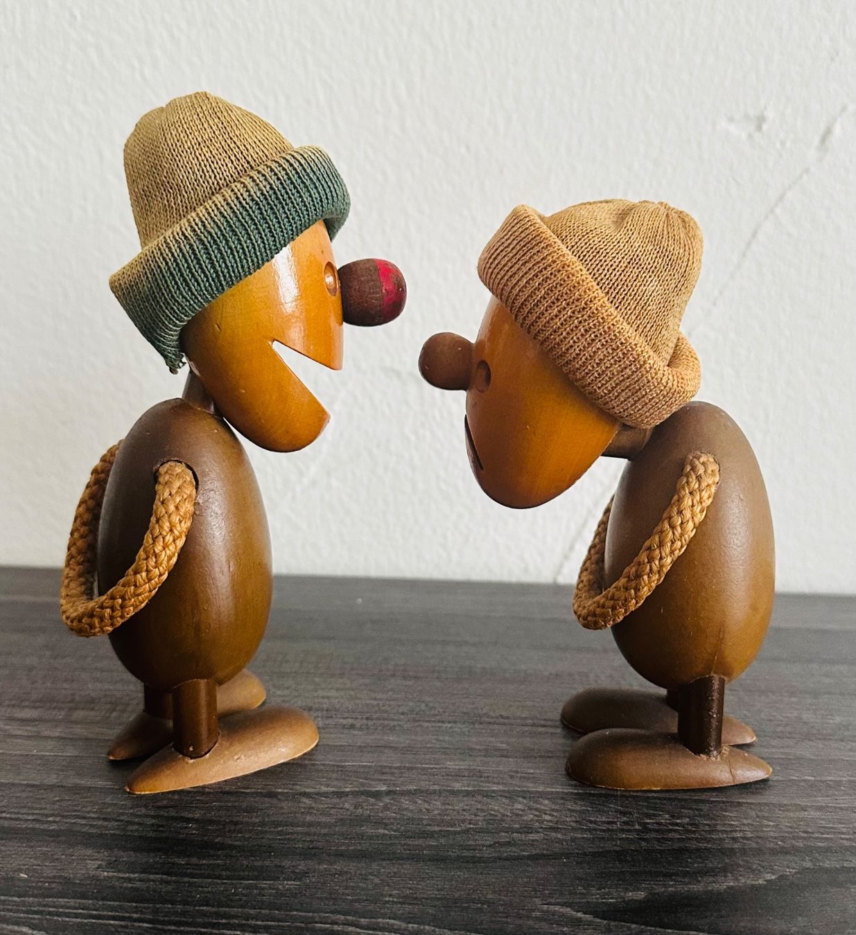 Figuren: Vintage Hans Bolling, Danish, Optimist & Pessimist – Gebraucht aus Zürich von brazerola 1