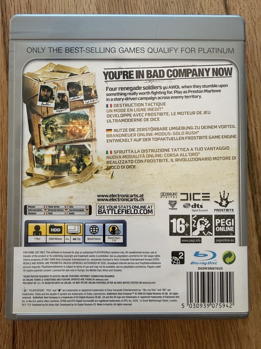 Sony Spiele: PS3 Bad Company – Neu (gemäss Beschreibung) aus Kriens von Genschi 1