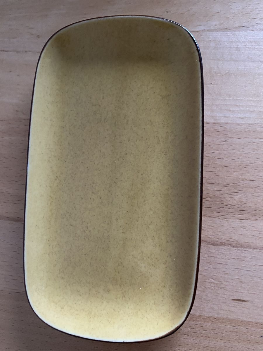 Rössler Piatti di portata: Rössler Butter/Ankeplättli senfgelb – Usato da Schwarzenburg venduto da Michellu 2