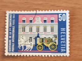 Timbre Suisse (1963) Hôtel des postes