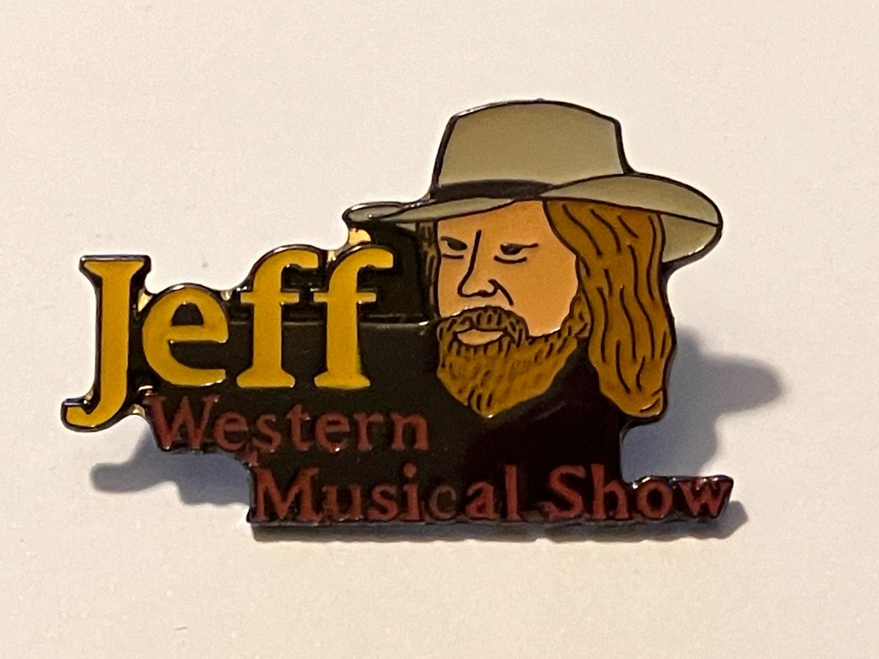 Placchette & Badge: 1 Pin Jeff Western Musical Show – Usato da Basel venduto da djwwpp