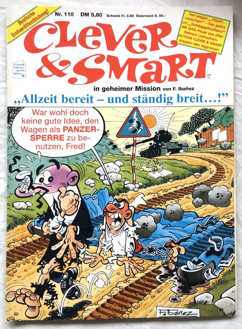 Fumetti: CLEVER & SMART - Nr.110 - 1.Auflage – Usato da Schaffhausen venduto da durruti