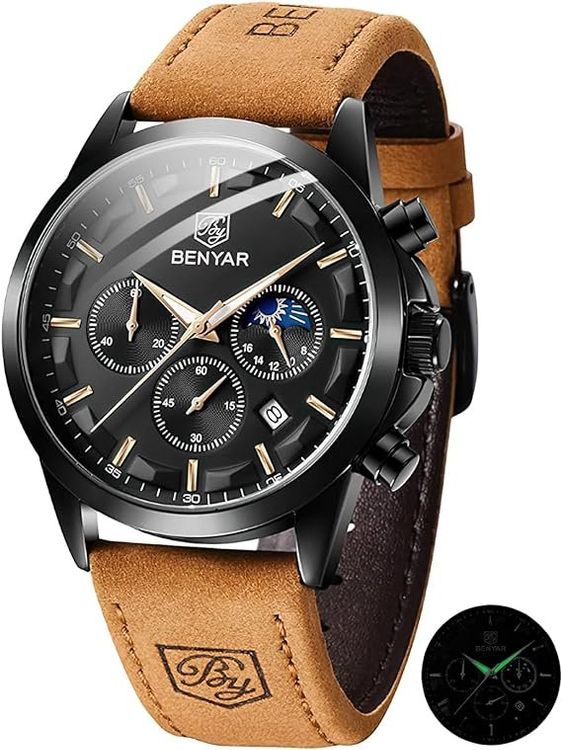 Benyar Uhren Herren Chronograph Herren Uhr M Wasserdicht Kaufen Auf Ricardo