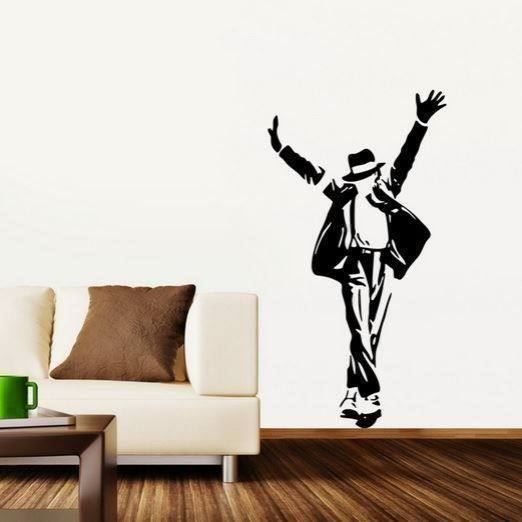 Sticker: Wandtattoo Michael Jackson 69 x 36 cm – Nuovo e nell'imballaggio originale da Gurmels venduto da Swisspod 1