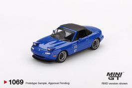 Mazda MX-5 Miata Tuned Version "Dark Blue" (Mini GT 1:64)