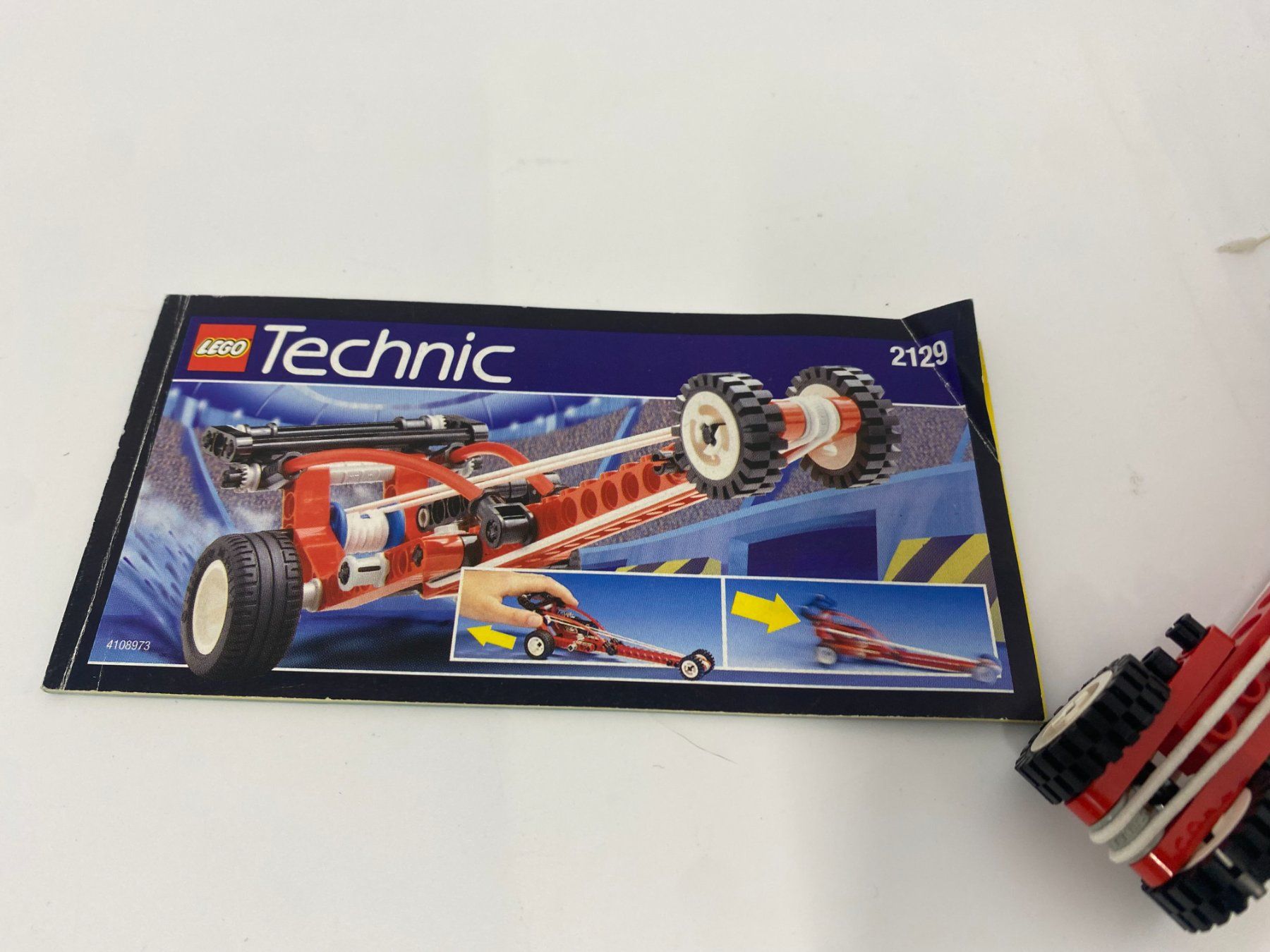 Lego Kit di costruzioni: LEGO Technic 2129 Dragster mit Original-Anleitung – Usato da Dübendorf venduto da Limmatwerk 2