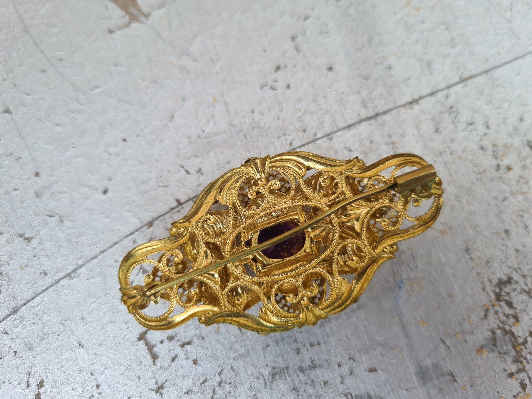Spille & Fermagli: Modeschmuck vintage-Brosche-Nr. 13 – Usato da Romanshorn venduto da Rachacha 2