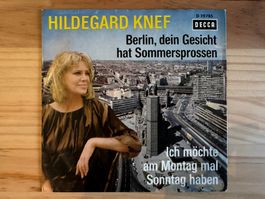 Vinyl Single Hildegard Knef Berlin 1966 DECCA