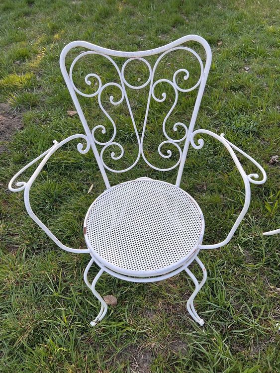 Metallstühle Gartenstühle vintage antik Kaufen auf Ricardo