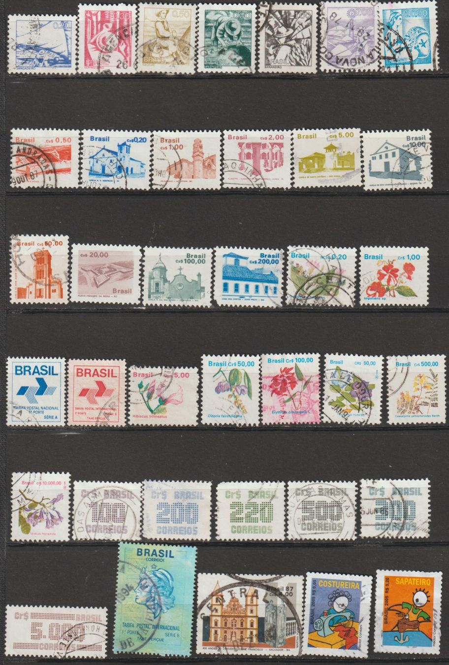 Alle Briefmarken: Brésil divers, collection, occasion – Gebraucht aus Crans-Montana von kira56 2