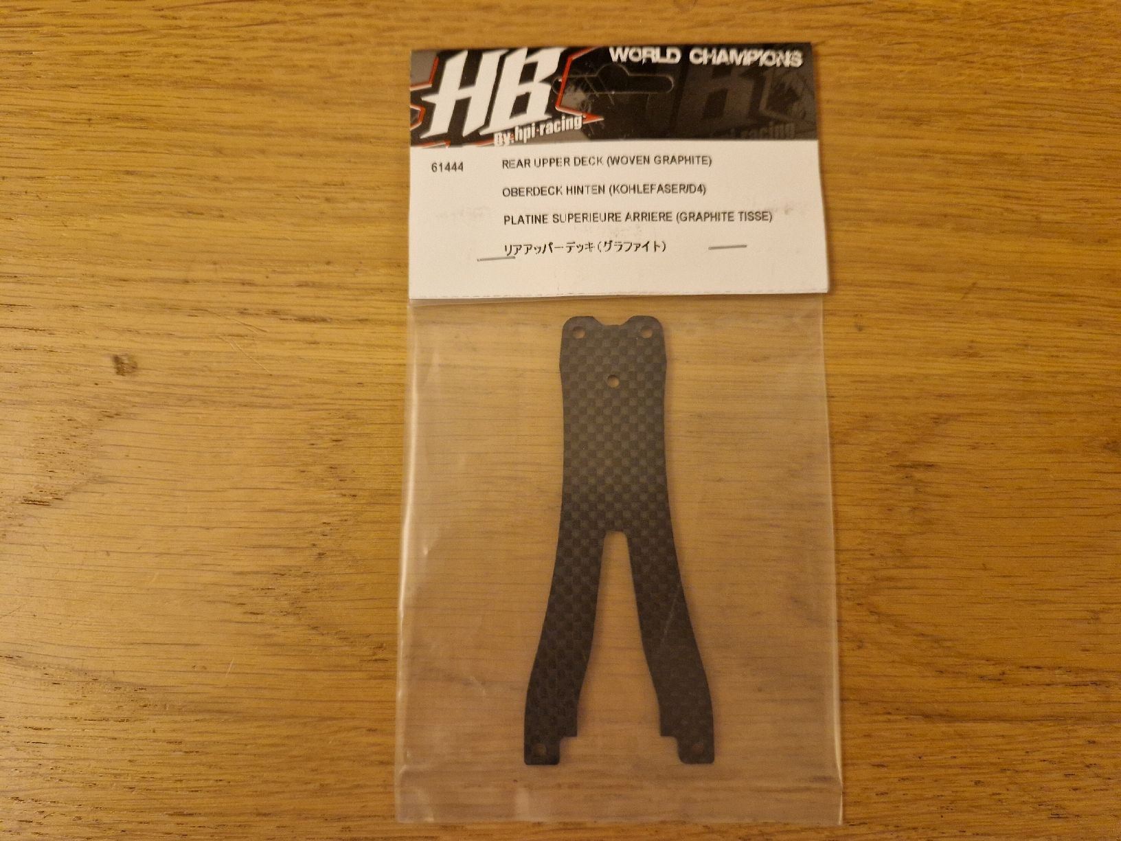 HPI Modellismo RC: Hotbodies 61444 D4 Oberdeck hinten – Nuovo e nell'imballaggio originale da Thun venduto da Sde 1