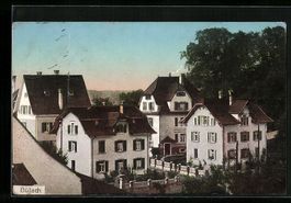 Bülach, Vier Häuser aus der Vogelschau