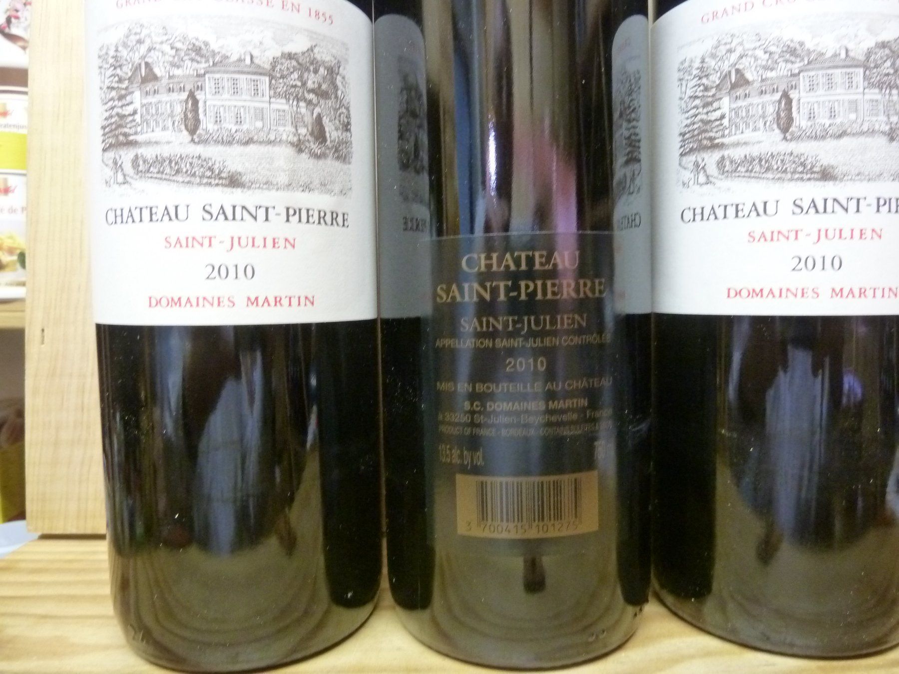 Wein: 3Fl. Château St.-Pierre 2010, rare. 97P! – Neu und originalverpackt aus Knonau von Latour54 2