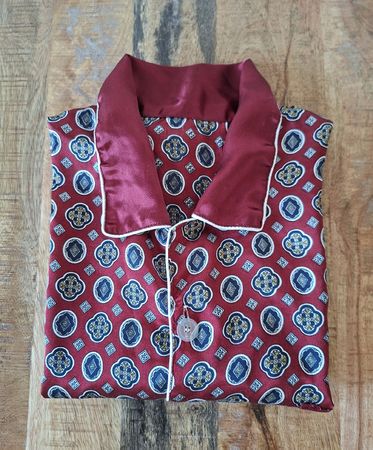 Pyjama en cotton et soie M, bon état
